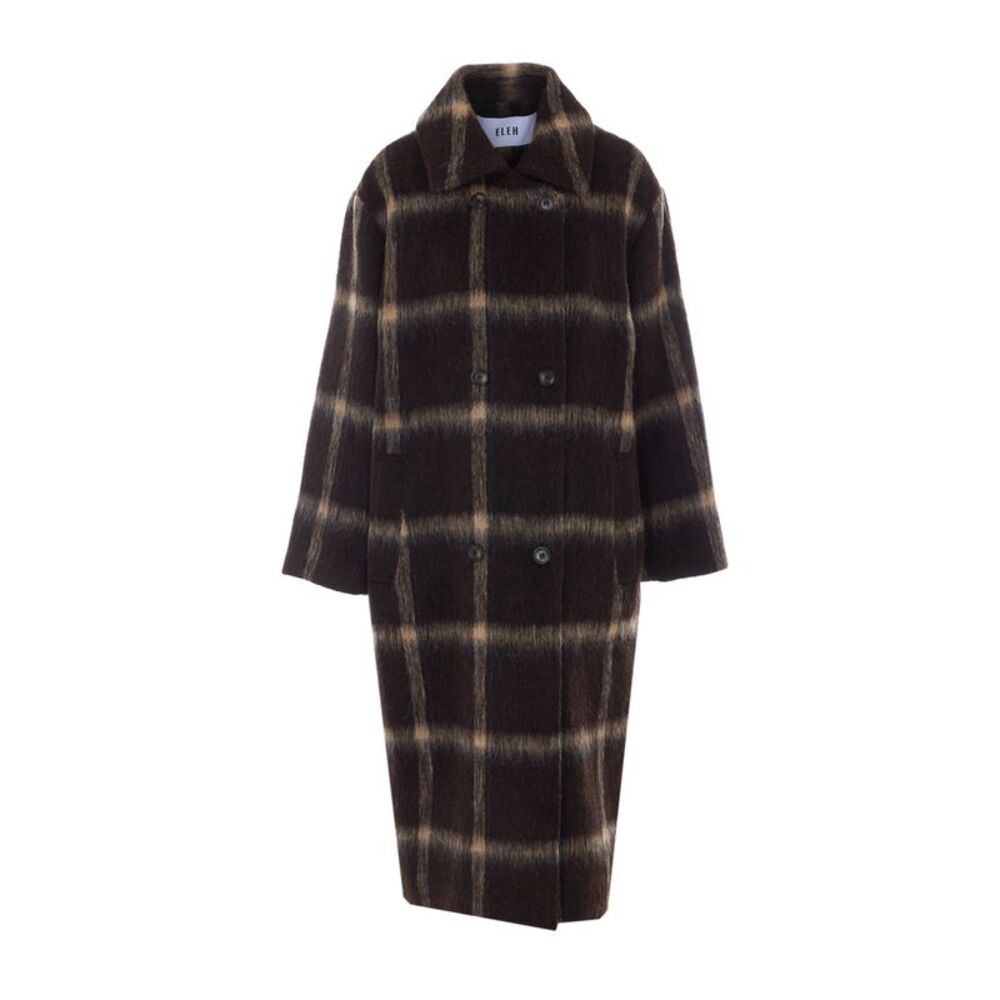 Eleh Women Check Coat